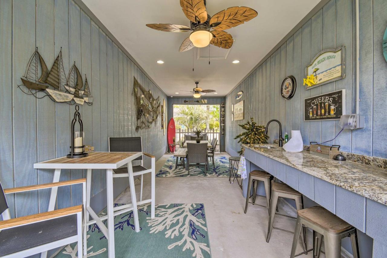 Ocean Isle Beach Home With Shared Lanai And Grill エクステリア 写真